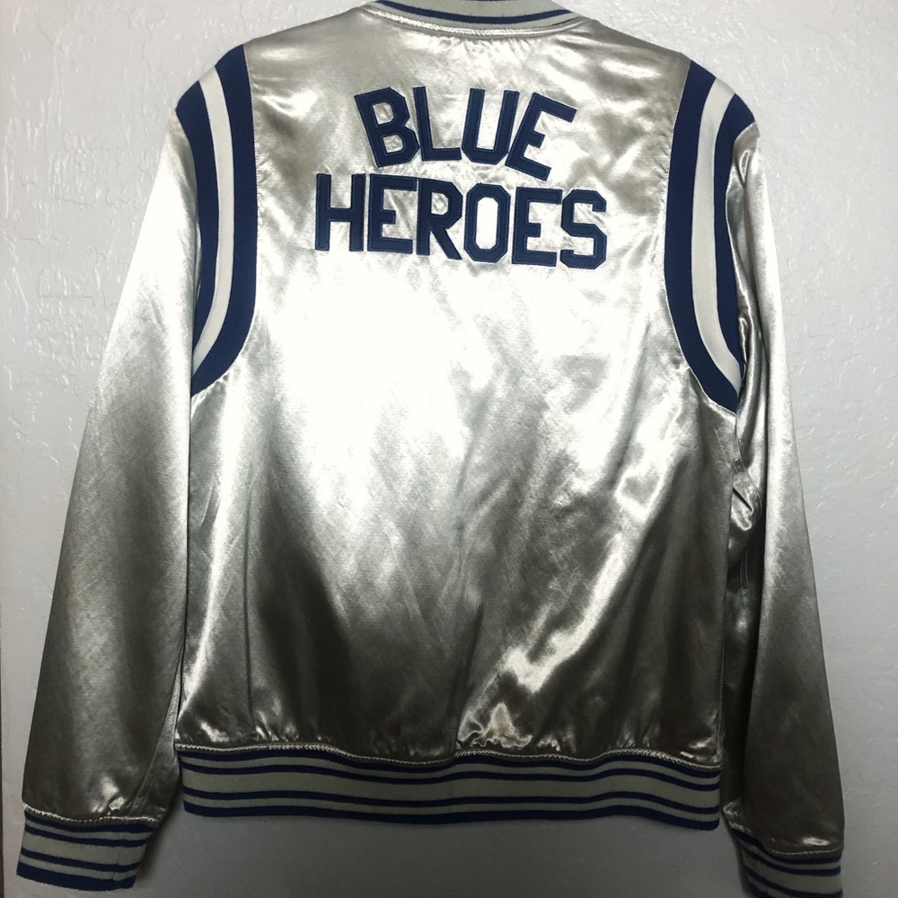 Scotch & Soda Satin Silver Bomber